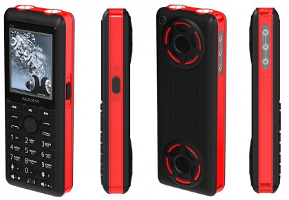 Maxvi P20 Black/Red